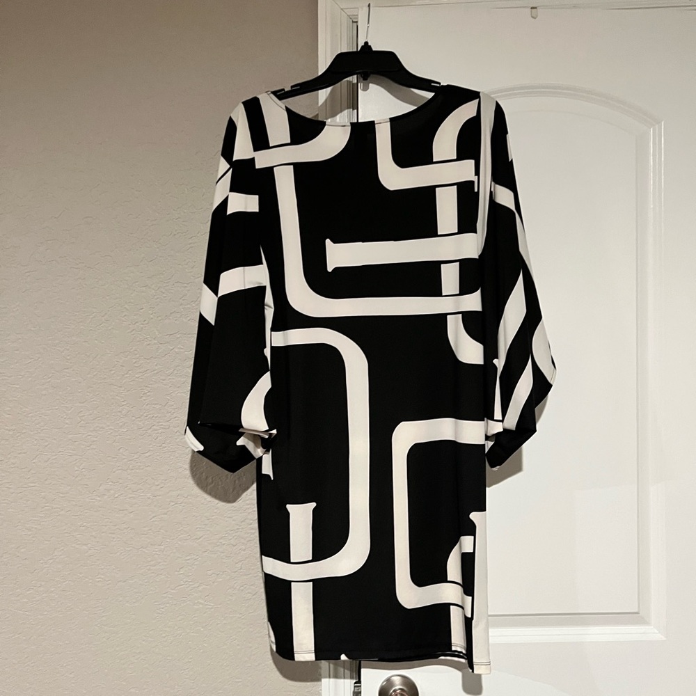 INC Dress,Black and White,Size Small,Polyester and Spandex,Excellent condition